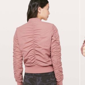 Lululemon Warm Two Ways Bomber Copper Coil